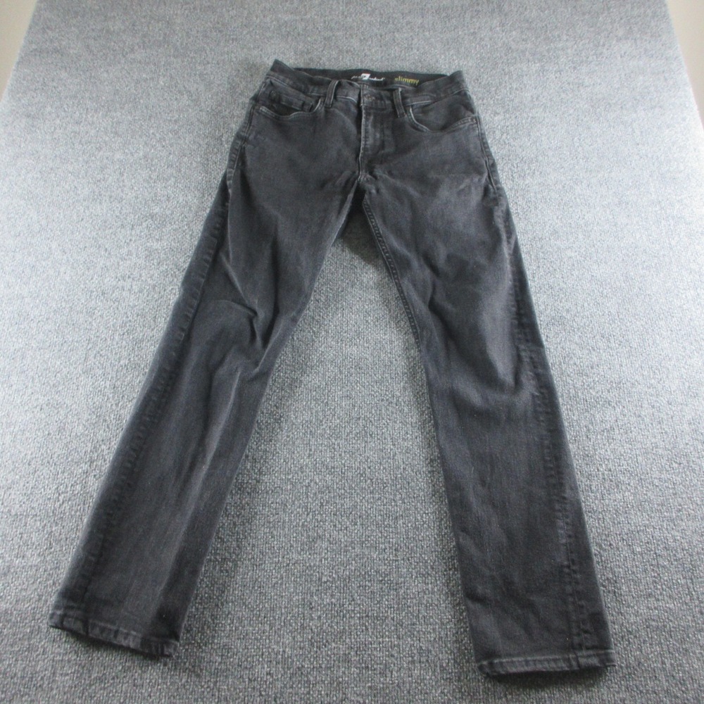 7 For All Mankind Slimmy Jeans Mens‎ 30 Gray Slim Straight Stretch Denim